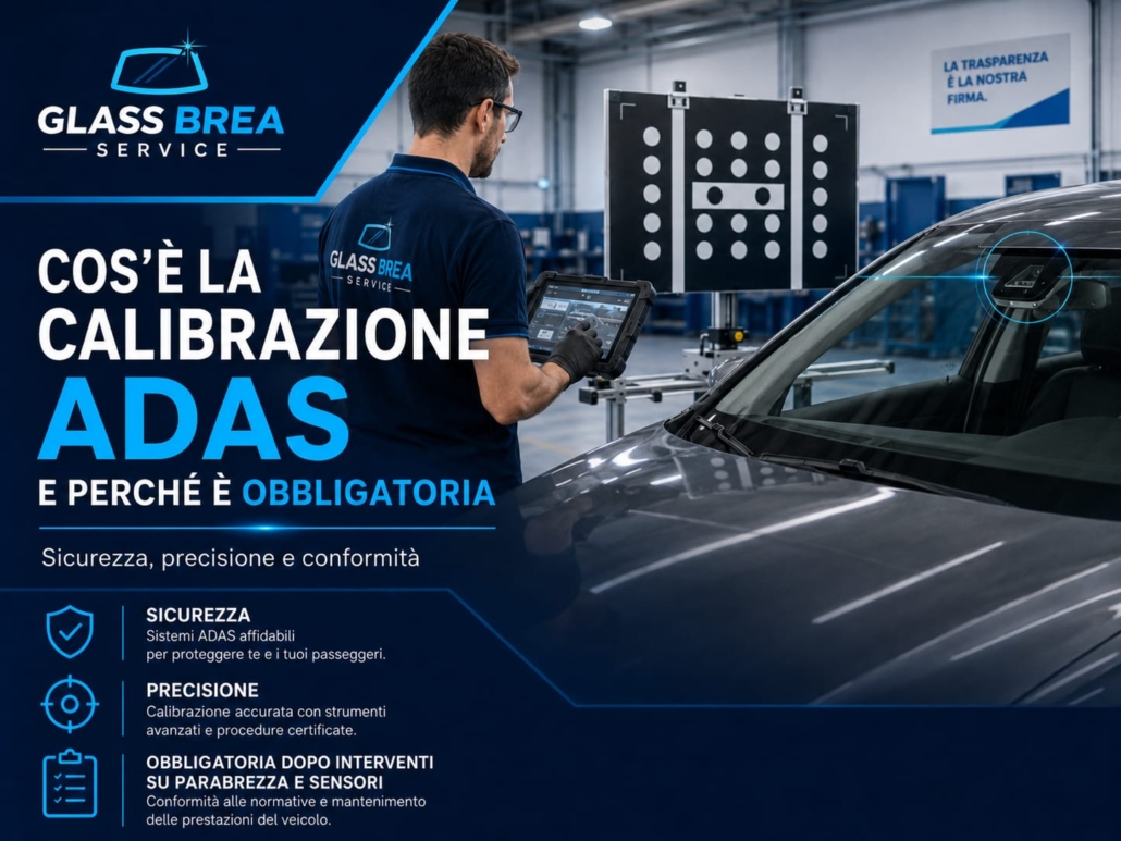 Calibrazione ADAS dopo Sostituzione Parabrezza: Cos’è e Perché è Obbligatoria