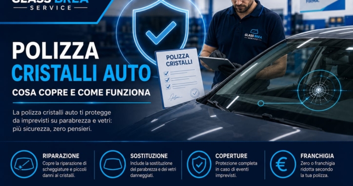 Polizza cristalli auto: come funziona, cosa copre