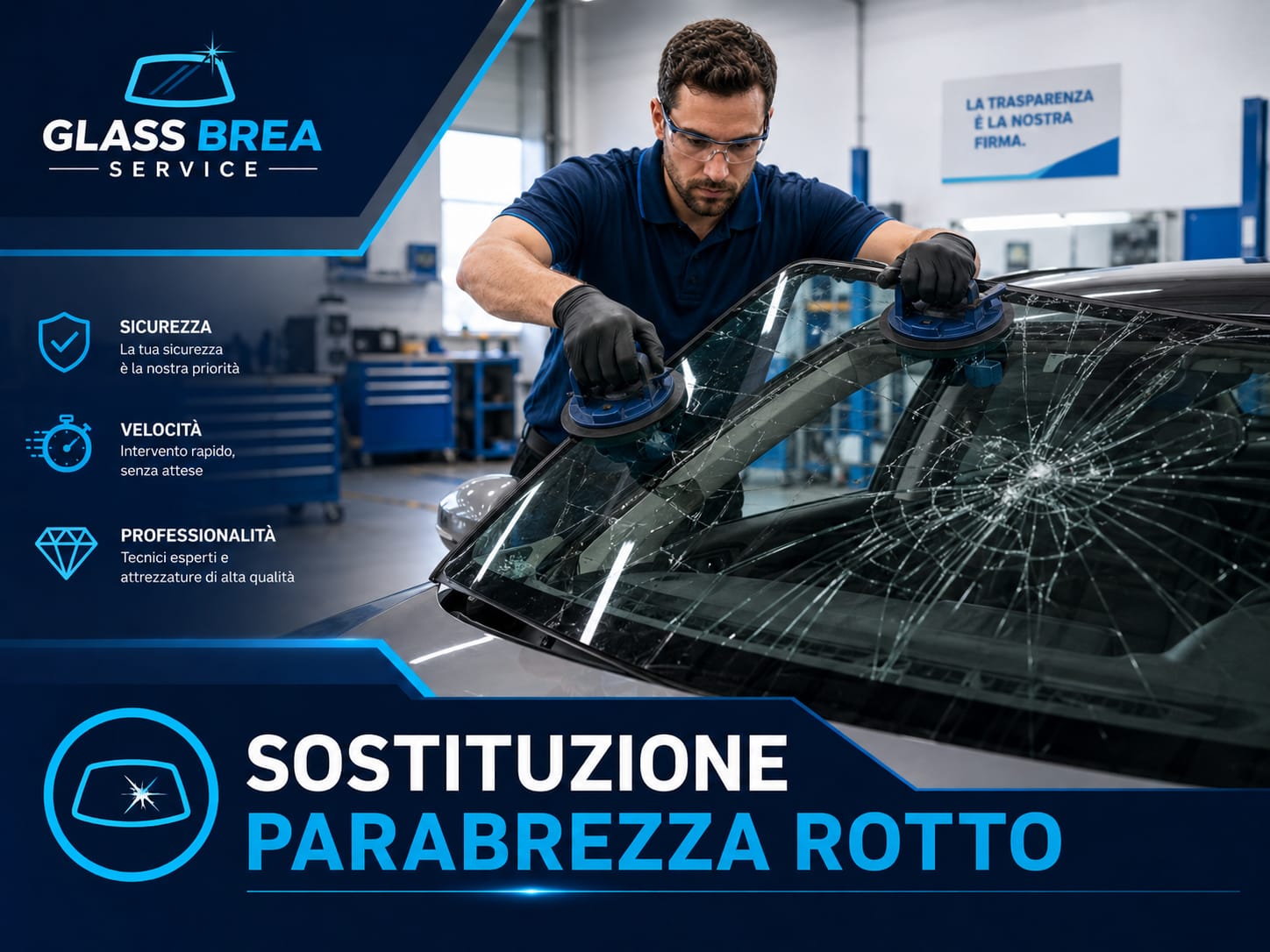 Sostituzione Parabrezza Rotto Sostituzione Parabrezza Rotto