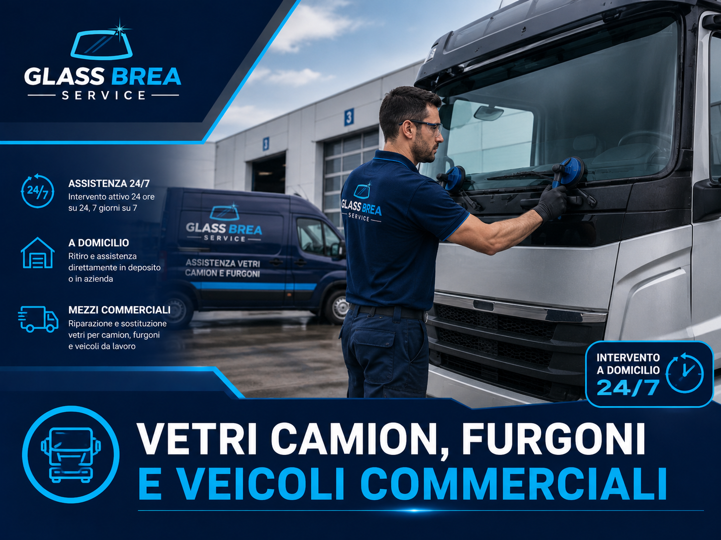 Vetri Camion, Furgoni e Veicoli Commerciali Vetri Camion, Furgoni e Veicoli Commerciali