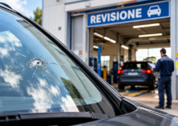 Parabrezza scheggiato e revisione: si passa o no?